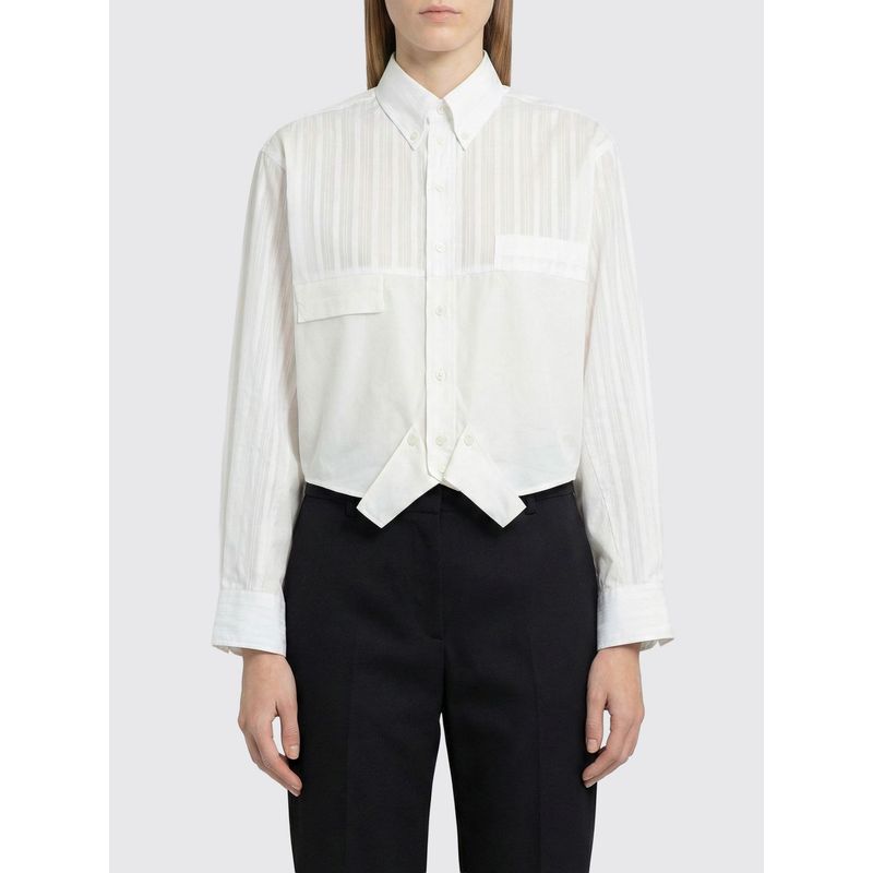 Mm6 Maison Margiela Shirt Woman White